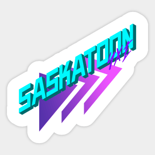 Saskatoon 80's Revival Sticker